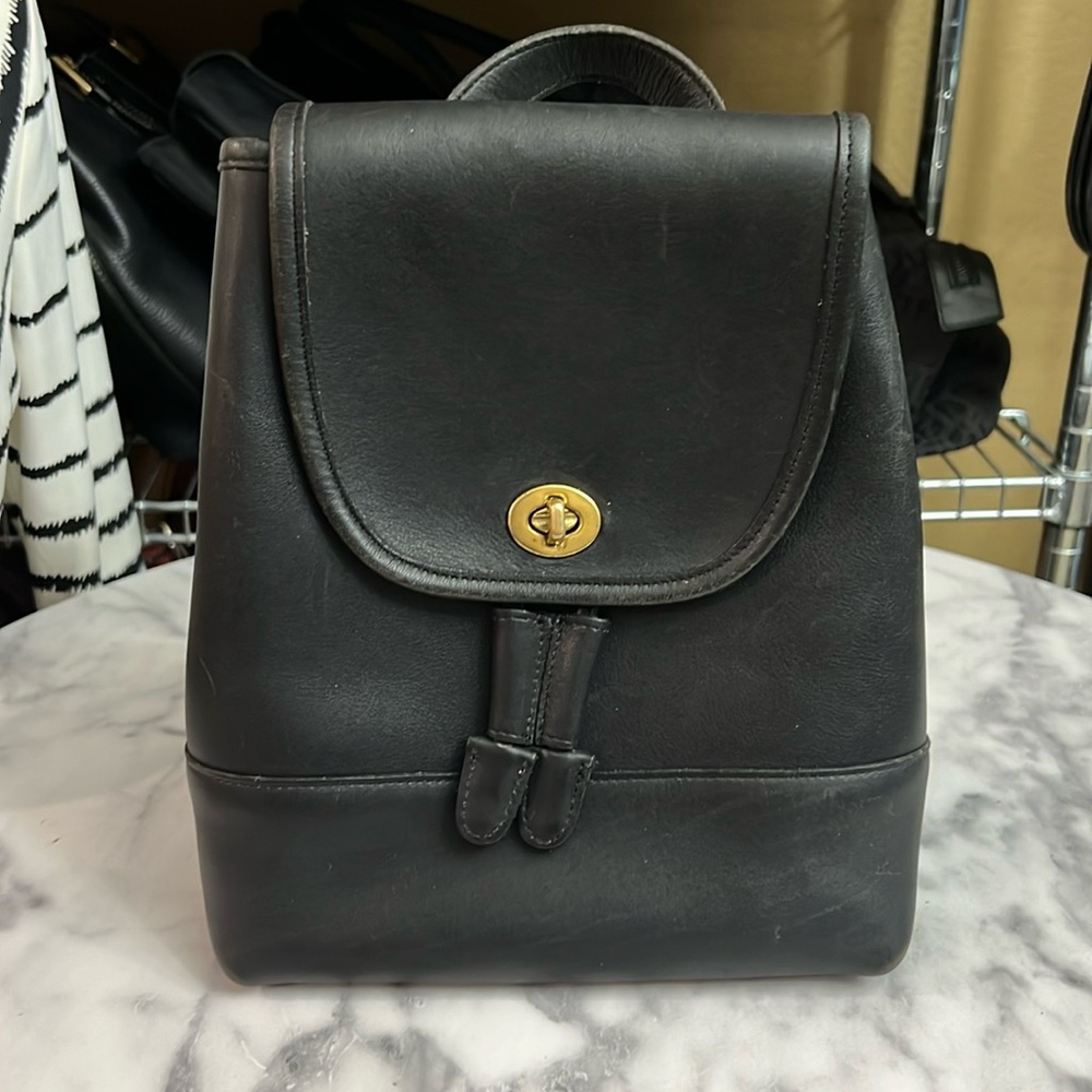 Vintage Coach | Leather Daypack Backpack